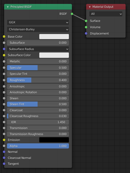 Pre-4.0 Principled Shader Node